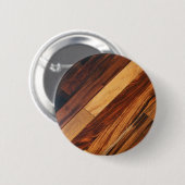 Badge Rond 5 Cm Plancher en bois diagonal (Devant & derrière)