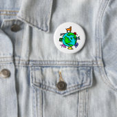 Badge Rond 5 Cm Planète animale (En situation)
