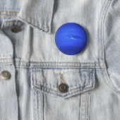 Badge Rond 5 Cm Planète Neptune (En situation)