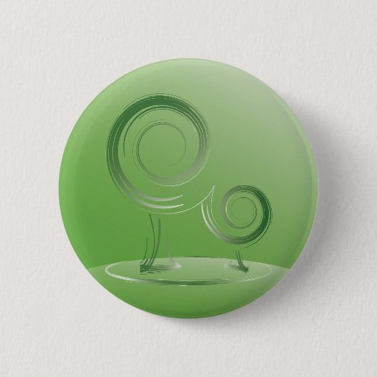 Badge Rond 5 Cm planète verte (Devant)