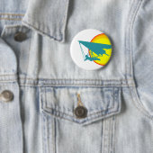 Badge Rond 5 Cm planeur à rallonge (En situation)