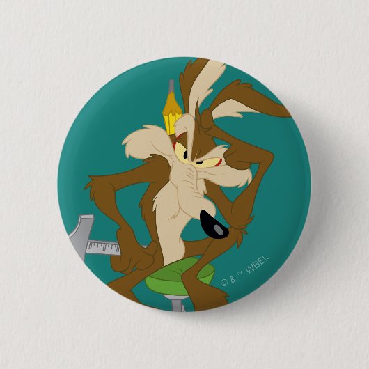 Badge Rond 5 Cm Planification de BÉBÉE COYOTE™ (Devant)