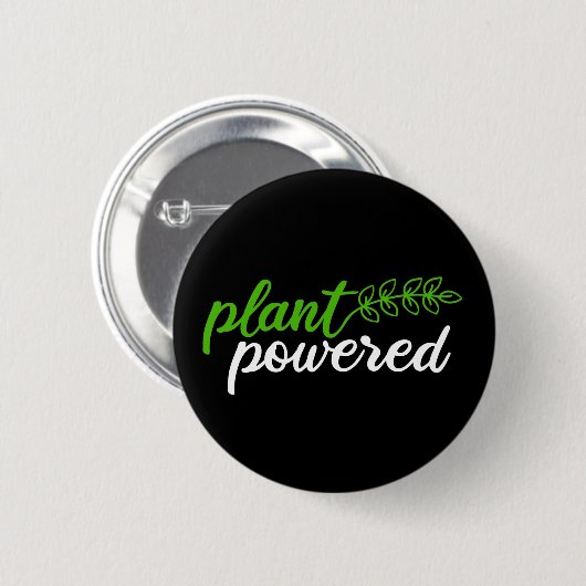 Badge Rond 5 Cm Plante (Devant & derrière)
