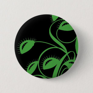 Badge Rond 5 Cm Plante carnivore