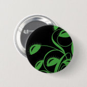 Badge Rond 5 Cm Plante carnivore (Devant & derrière)