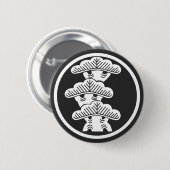 Badge Rond 5 Cm plantes [Famille Crest] (Devant & derrière)