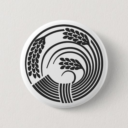 Badge Rond 5 Cm plantes [Famille Crest] (Devant)