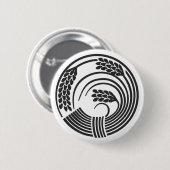 Badge Rond 5 Cm plantes [Famille Crest] (Devant & derrière)