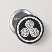 Badge Rond 5 Cm plantes [Famille Crest] (Devant & derrière)