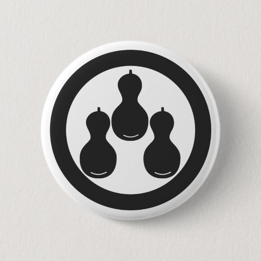 Badge Rond 5 Cm plantes [Famille Crest] (Devant)