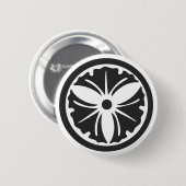 Badge Rond 5 Cm plantes [Famille Crest] (Devant & derrière)