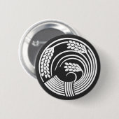 Badge Rond 5 Cm plantes [Famille Crest] (Devant & derrière)