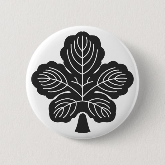 Badge Rond 5 Cm plantes [Famille Crest] (Devant)