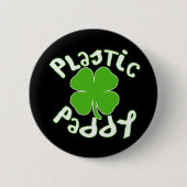 Badge Rond 5 Cm Plastic Paddy - St Patrick's Day (Devant)