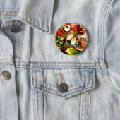 Badge Rond 5 Cm Plat de Seder (En situation)