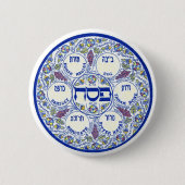 Badge Rond 5 Cm Plat de Seder (Devant)