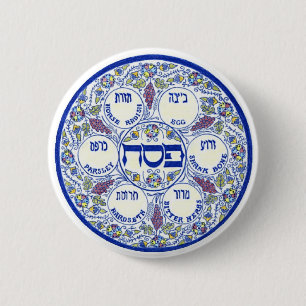 Badge Rond 5 Cm Plat de Seder