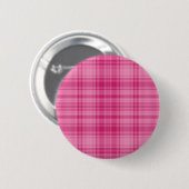 Badge Rond 5 Cm Plat rose (Devant & derrière)