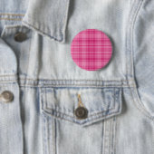 Badge Rond 5 Cm Plat rose (En situation)