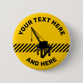 Badge Rond 5 Cm Plateforme de construction (Devant)