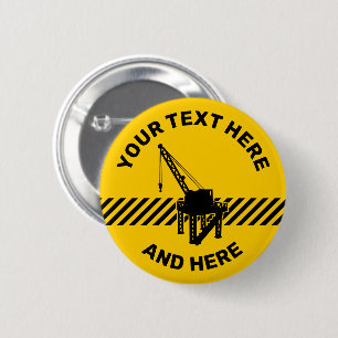 Badge Rond 5 Cm Plateforme de construction