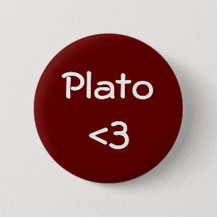 Badge Rond 5 Cm Platon <3