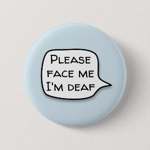 Badge Rond 5 Cm Please face me