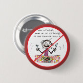 Badge Rond 5 Cm Plein bouton de bouche (Devant & derrière)