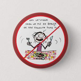 Badge Rond 5 Cm Plein bouton de bouche