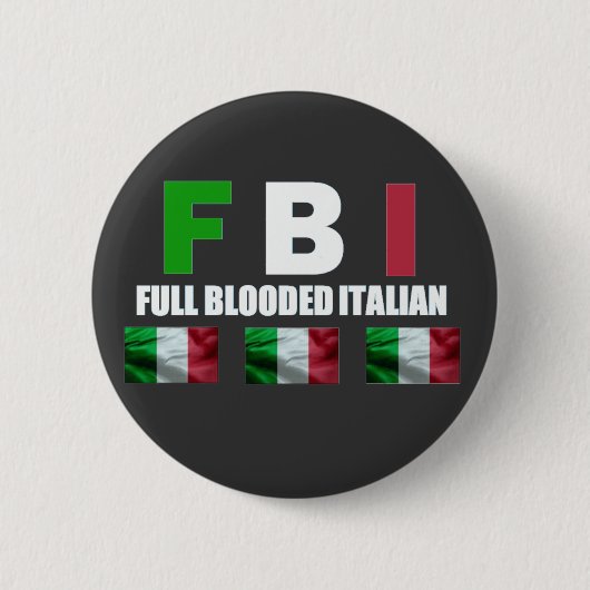 BADGE ROND 5 CM PLEIN BOUTON D'ITALIEN DE BLOODED (Devant)