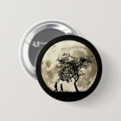 Badge Rond 5 Cm Pleine lune (Devant & derrière)