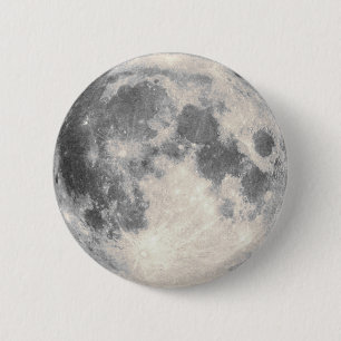Badge Rond 5 Cm Pleine lune