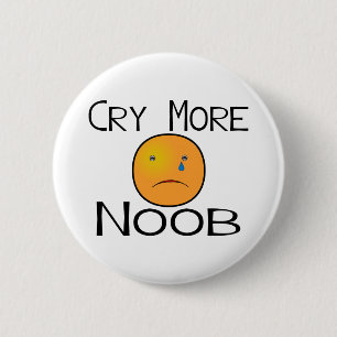 Badge Rond 5 Cm Pleurer plus de Noeud