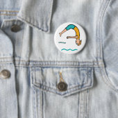 Badge Rond 5 Cm Plongée (En situation)