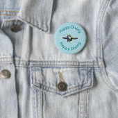 Badge Rond 5 Cm Plongée heureuse (En situation)