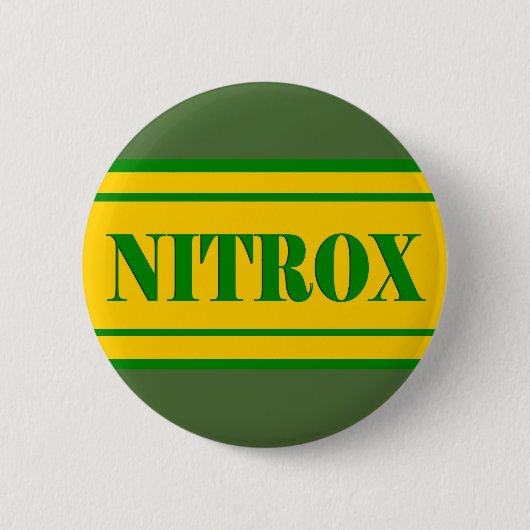 BADGE ROND 5 CM PLONGEUR AUTONOME DE NITROX DE LOGO DE PLONGÉE DE (Devant)