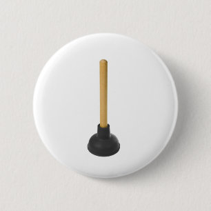 Badge Rond 5 Cm plongeur - tasse en caoutchouc d'aspiration