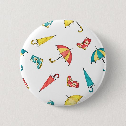 Badge Rond 5 Cm Pluie printanière I (Devant)