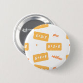 Badge Rond 5 Cm Plus cinq (Devant & derrière)