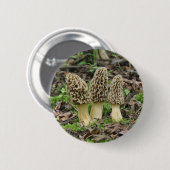 Badge Rond 5 Cm Plus de morelles (Devant & derrière)