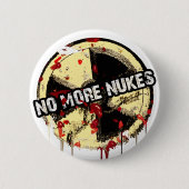 BADGE ROND 5 CM PLUS DE NUKES ! PLUS DE TRAGÉDIE ! (Devant)