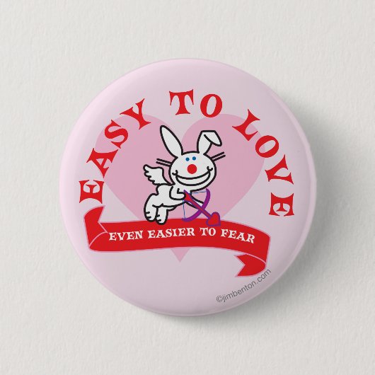 Badge Rond 5 Cm Plus facile à craindre (Devant)