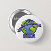 Badge Rond 5 Cm Plus grand Oma du monde (Devant & derrière)