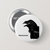Badge Rond 5 Cm Plus jamais Raven (Devant & derrière)