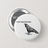 Badge Rond 5 Cm Plus jamais Raven (Devant & derrière)