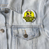 Badge Rond 5 Cm Plus je rencontre le bouton républicains (En situation)