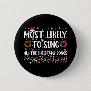 Badge Rond 5 Cm Plus susceptible de chanter toutes les chansons de