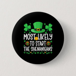 Badge Rond 5 Cm Plus Susceptible De Déclencher Les Bêtises Drôle S