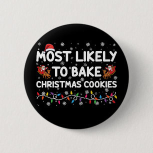 Badge Rond 5 Cm Plus susceptible de faire cuire des biscuits de No