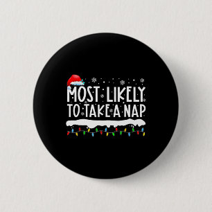 Badge Rond 5 Cm Plus susceptible de faire une sieste Famille appar